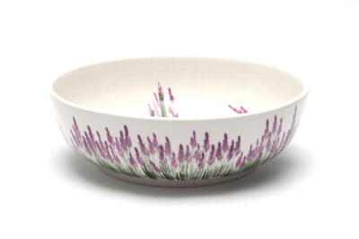 Glinena zdjela – oslikana, motiv lavande
