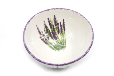 Glinena zdjelica – mala, oslikana, motiv lavande