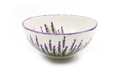 Glinena zdjelica – mala, oslikana, motiv lavande