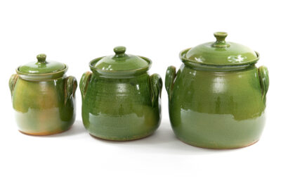 Glineni lonac za žar, mali, smeđi