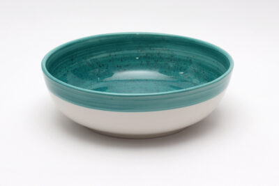 Glinena zdjela – tirkizna